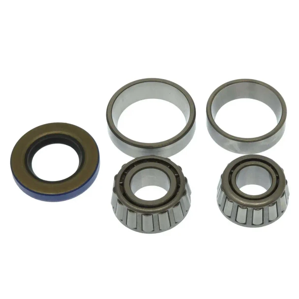 Allis-Chalmers Wheel Bearing Kit for Allis-Chalmers G, image of metal bearings and race components for tractor wheel assembly.