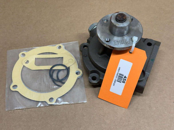 Allis-Chalmers Water Pump for 200 210 220 7000, display image showing a mechanical water pump with an attached orange price tag and gasket parts.