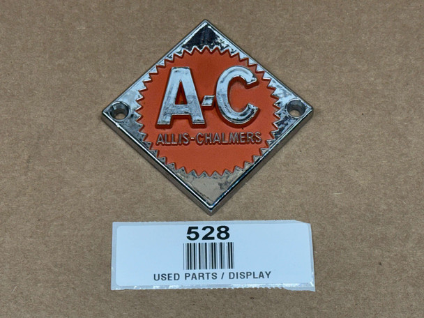 Persian Orange #1 Emblem for Allis-Chalmers Steering Wheel and Front Nose (Display)