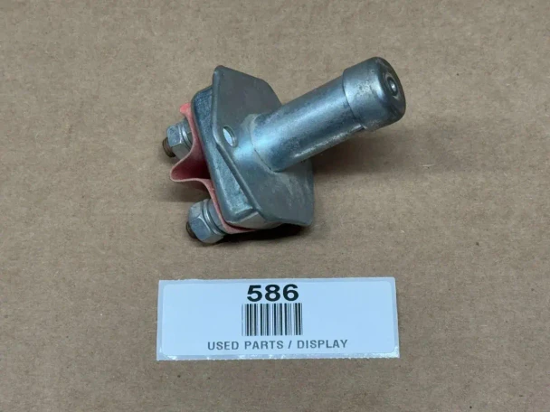 6 or 12 Volt Starter Push Switch, used automotive starter push button switch with metal and plastic components.