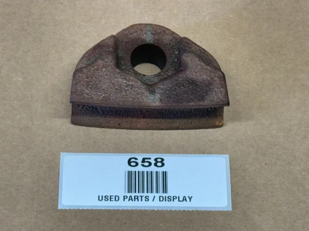 Allis-Chalmers B C IB Rear Wheel Clamp, Plain Style, used part displayed on a flat surface.