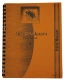Allis Chalmers G Parts Manual, a spiral-bound technical manual with a wooden textured cover and an illustration of the engine parts.