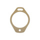 Allis-Chalmers Magneto/Distributor Mounting Gasket for Allis-Chalmers AB-556D, engine part gasket with a beige color and a circular opening.