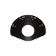 Allis-Chalmers Light Switch Plate 70249141, black semi-circular switch plate with labels for OFF, H.L DIM, H.L BR, and F.L.