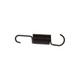 Allis-Chalmers Front Brake Spring 70232564, black coiled metal spring with hooks on both ends for tractor brake system.