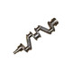 Allis-Chalmers Crankshaft for Allis-Chalmers D10 D12 D14 D15 H3, engine crankshaft component for tractor engines.