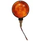 Allis-Chalmers Round Fender and Cab Mount Amber Warning Light 