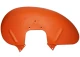 Allis-Chalmers Allis Chalmers WC RC Fender RIGHT HAND SIDE, orange rubber tractor fender for vintage tractor.
