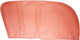 Allis-Chalmers D17 D19 Fender, right-hand side view of the orange tractor fender for Allis-Chalmers D17 D19 models.