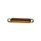 Allis-Chalmers Snap Coupler Latch Spring 70235881, gold-colored coiled metal latch spring with loop ends.