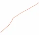 Allis-Chalmers G Throttle Rod, image showing an orange metal throttle rod with bends.