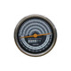 Allis-Chalmers D21 Tachometer Operation Meter, round analog gauge with black and white dial, orange needle indicating RPM and hours, and digital hour counter display.