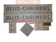 Allis-Chalmers Allis Chalmers WC 1933-1938 BLUE, VINYL CUT DECAL SET - DJS102 