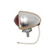 Allis-Chalmers Allis Chalmers 6 Volt Bullet Tail Light, vintage vehicle accessory with silver housing, red lens, and white wiring