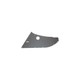 Allis-Chalmers D10 D12 Series III Left Hand Side Panel, tractor side panel in black with mounting holes.