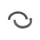 Allis-Chalmers 2-Piece Rear Crankshaft Main Seal WC WD WD45 WF, image of a split circular gasket for engine sealing.