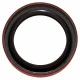 Allis-Chalmers Front Crankshaft Oil Seal for Allis-Chalmers G, Massey Harris Pony, close-up view of the sealing oil seal with a red outer ring and black inner ring.
