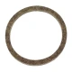 Brown felt rear crankshaft main seal ring for Allis-Chalmers B, IB, C, CA, and RC farm tractors, shown against a white background.