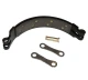 Allis-Chalmers Brake Band with Hardware, black brake band and associated mounting hardware for Allis Chalmers models D17, D19, D21, 170, 180, 190, 190XT, 200, with part numbers 70235610 and 70277379.