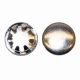 Allis-Chalmers 1/2 inch Snap-In Hole Plug, Nickel Plated, with one view showing the plug's interior and the other showing the smooth exterior surface.