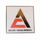 Allis-Chalmers 1-1/2" Allis Chalmers AC Logo Mylar Decal - A137e