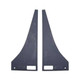 Allis-Chalmers WC Unstyled Hood Corner Wings Pair, black metal tractor parts for vintage farm equipment.
