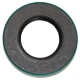 Close-up of a dark circular front wheel oil seal with a green outer rim and central opening, for an Allis-Chalmers G farm tractor, part number 70800445.