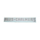 Allis-Chalmers AC Allis-Chalmers Black Long A & S Vinyl Cut Decal, vintage style logo sticker