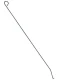 A long, thin metal rod with a hook at one end and a small bend near the other end, labeled as a starter rod for Allis-Chalmers WD and WD45 farm tractors.
