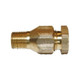 Allis-Chalmers Fuel Line Compression Fitting 5/16" Line to 1/8" Pipe, metallic fitting with threaded end for fuel line connection.
