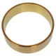 A close-up image of a gold-colored metal bushing, identified as a governor gear bushing for Allis-Chalmers farm tractors, specifically models B, C, CA, D10, D12, D14, D15.