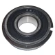 A close-up image of a black bearing ring with metal inner parts, labeled with the product number 70800421.