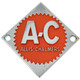 Allis-Chalmers Persian Orange #1 Emblem  Allis Chalmers Steering Wheel and Front Nose Emblem 