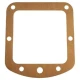 A square-shaped gasket with rounded edges and six holes, likely for mounting, designed for Allis-Chalmers CA D10 D12 Hydraulic Pump Opening Cover.