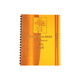 Allis-Chalmers Allis Chalmers A U UC Service Manual, a spiral-bound technical manual with an orange and yellow cover featuring a schematic diagram of machinery and the title text.