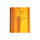 Allis-Chalmers Allis Chalmers A Tractor Parts Manual, spiral-bound book with yellow and orange cover showing a technical diagram on the front.