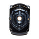 Aftermarket Fairbanks Morse Magneto End Cap, AB-4402D, black metal engine part with central hole and mounting screw holes.