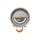 Allis-Chalmers Tachometer for D10, D12 9000 & Up, round analog automotive tachometer with black and white dial, yellow needle, and digital display for hours at 1650 RPM.