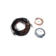 Allis-Chalmers D17 Series I & II Wiring Harness Kit, automotive wiring harness with multiple colored wires, connectors, and terminals for tractor electrical system installation.