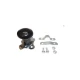 Black aftermarket steering wheel spinner with mounting hardware, designed for Allis-Chalmers farm tractors.