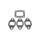Allis-Chalmers Manifold Gasket Set, set of four gaskets including one rectangular gasket and three irregularly shaped gaskets for engine sealing.