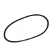 A black, oval-shaped fan belt with small teeth on the inner side, designed for Allis-Chalmers 170/175 Gas farm tractors, product number 70248316.