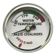 Allis-Chalmers Temperature Gauge Black Needle, water temperature gauge with a black needle for Allis-Chalmers tractors models B, IB, C, CA, RC, WC, WD, WD45, WF.