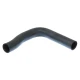 Allis-Chalmers 7000 Upper Radiator Hose 70260327, image of a black, curved radiator hose for tractor cooling system.