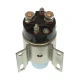 Allis-Chalmers Delco Starter Solenoid for Allis Chalmers 4W220, 7000, 8000 Series, automotive starter solenoid with black top and electrical connectors.