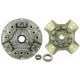 Allis-Chalmers 170 175 D17 4 Pad Clutch Kit, image showing the clutch assembly with ceramic pads and mechanical components.