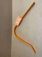 Allis Chalmers B, C Seat Back Spring Support (Display), orange metal seat back spring support for tractor seats