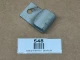 Allis Chalmers G Bracket for Hand Crank, used part display with a light blue metal bracket and a hole for mounting, on a brown background with a label showing the number 548.