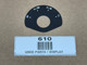 Allis-Chalmers Light Switch Plate 70249141, black switch plate with white labels for various lighting functions.