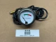 Allis-Chalmers Temperature Gauge D10 D12 D14 D15 D17 D19 WD45 Diesel, round water temperature gauge with black cord and metallic mounting, displaying temperature range from 160 to 220 degrees.
